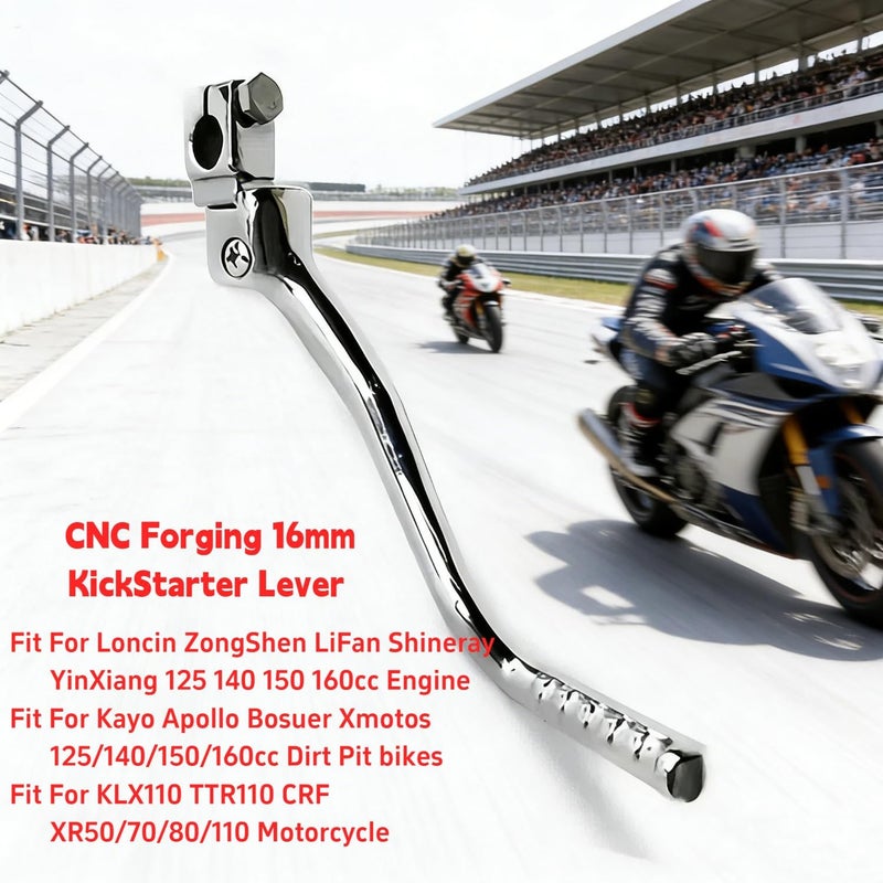 DREAM MOTION 16mm KickStarter Lever CNC Forging Engine Starting Lever Powersports Parts for Honda Kawasaki Yamaha Apollo125cc 140cc 150cc 160cc SSR Kayo ATV Dirt Pit Bike Accessories - Image 5